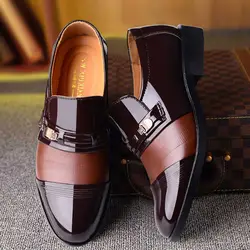 Весна 2019 мужской деловой костюм кожаная обувь мужская обувь и бархатная хлопковая обувь