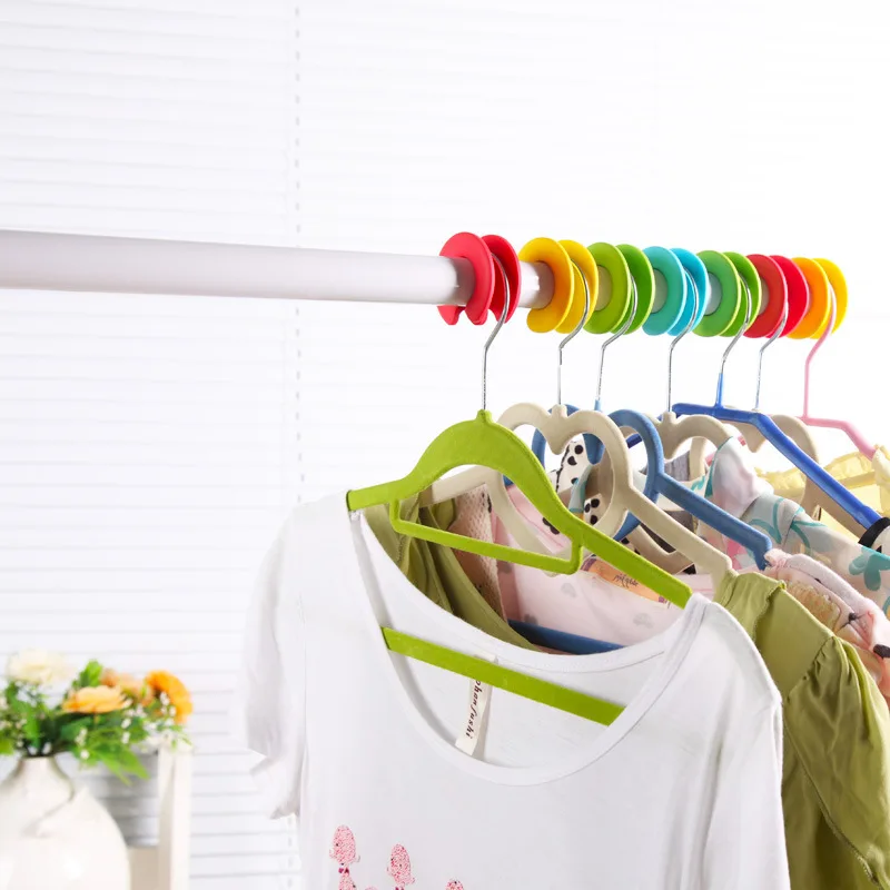 

Clothes hanger fixed buckle Silicone Windproof Clothespins Anti-drop ring Portable Travel Laundry Hanger Clip
