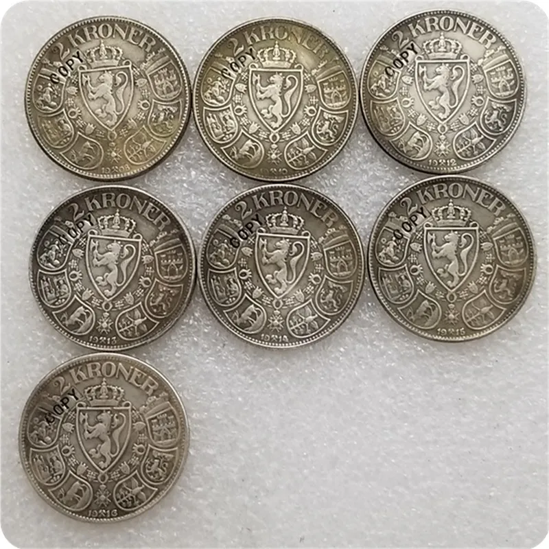 Копии монет 2 Kroner - Haakon VII Норвегия 1908-1916 | Дом и сад