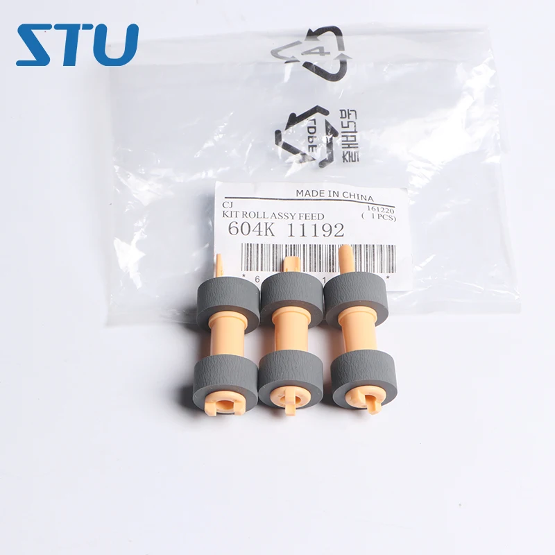 604K19890 604k11192 1Set 3PCS Original pickup roller For Okidata B6200 6250 6500 6300 710 For xerox 4500 4510 7100 For dell 3110 (1)