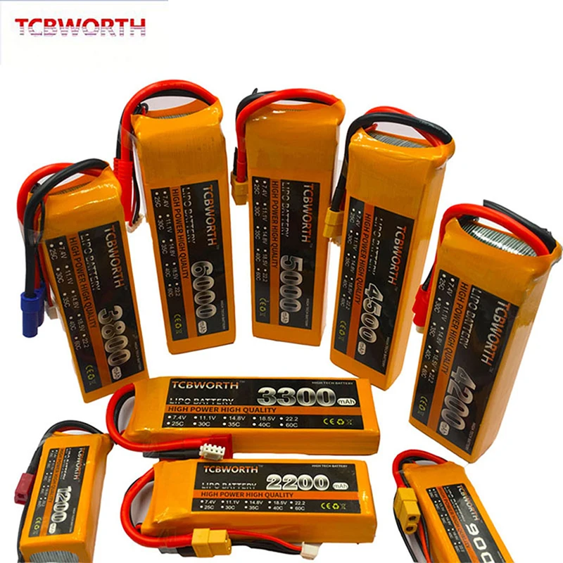 Batterie LiPo 6S 6000mAh XT60 pour Drone FPV Micro - 60°C