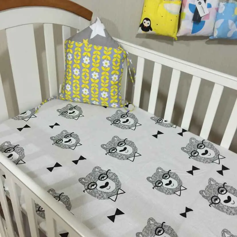 Fashion Europe bobo chose Baby Bedding sheet print king ...