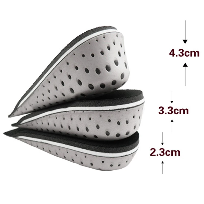 Height Increase Insole Heel Lift Insert Shoe Pad Height Increase Memory Foam Soles For Shoe Cushion
