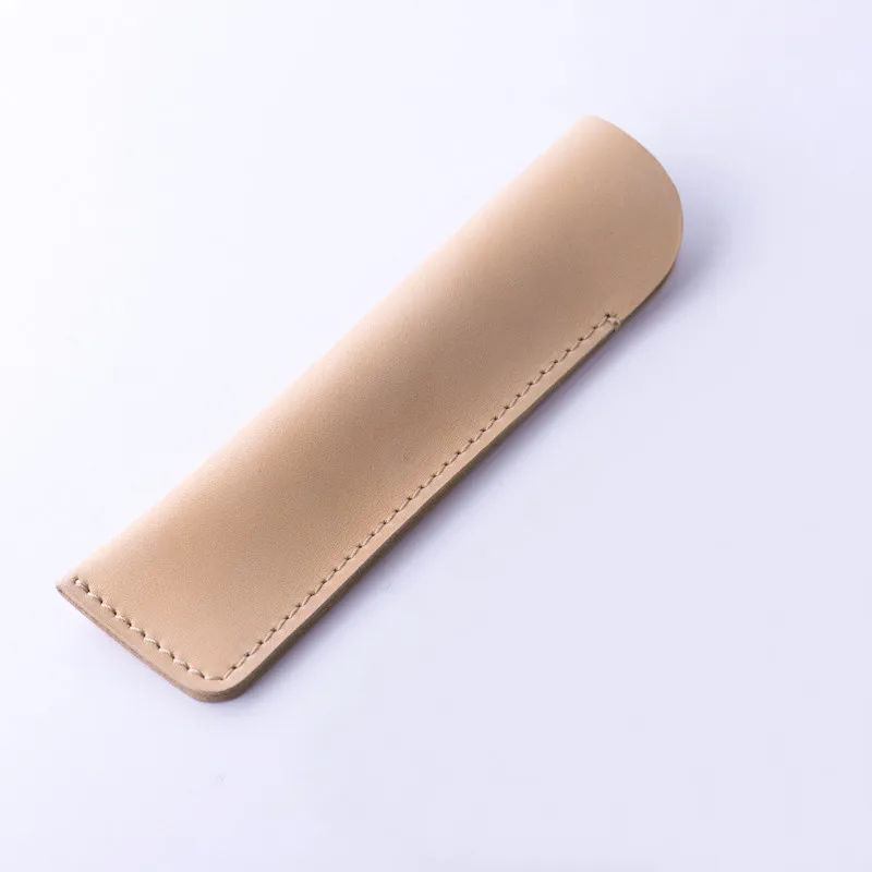 Saco do Lápis do Vintage Artigos de Papelaria Mão de Couro Couro Curtido Vegetal Caneta Caso Feitos à Caneta Saco 2 bag stroller