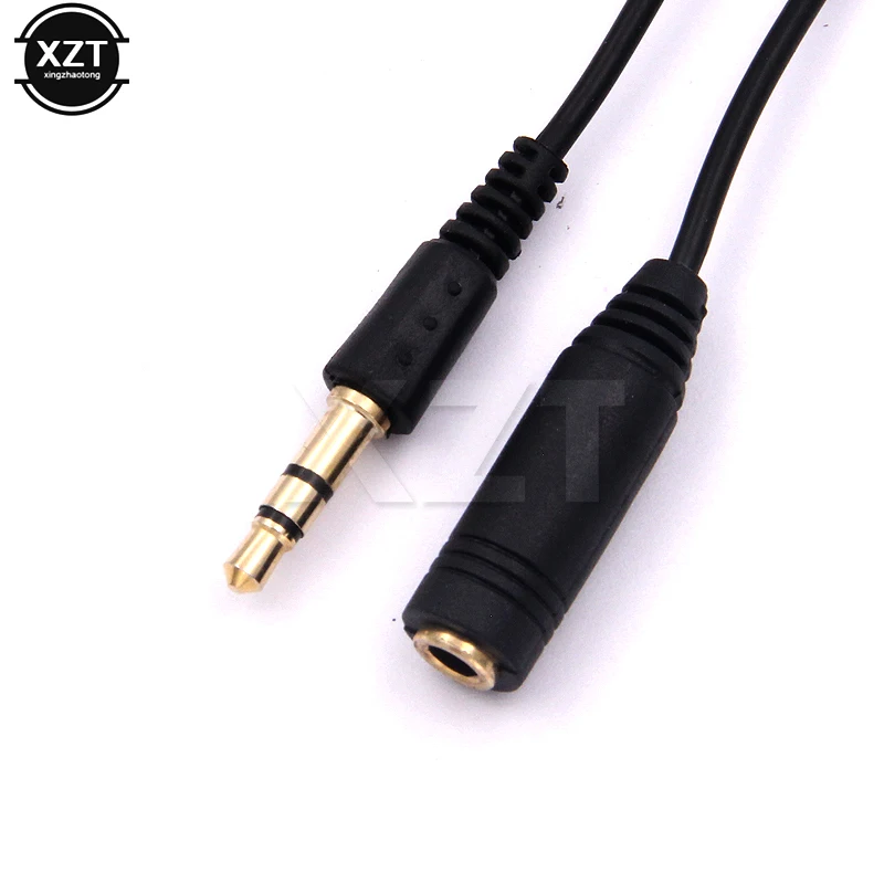 3.5mm Headphone Extension Cord Cable Earphone in Line Volume Control Cable Male to F 3.5mm Stereo Audio Adaptor
