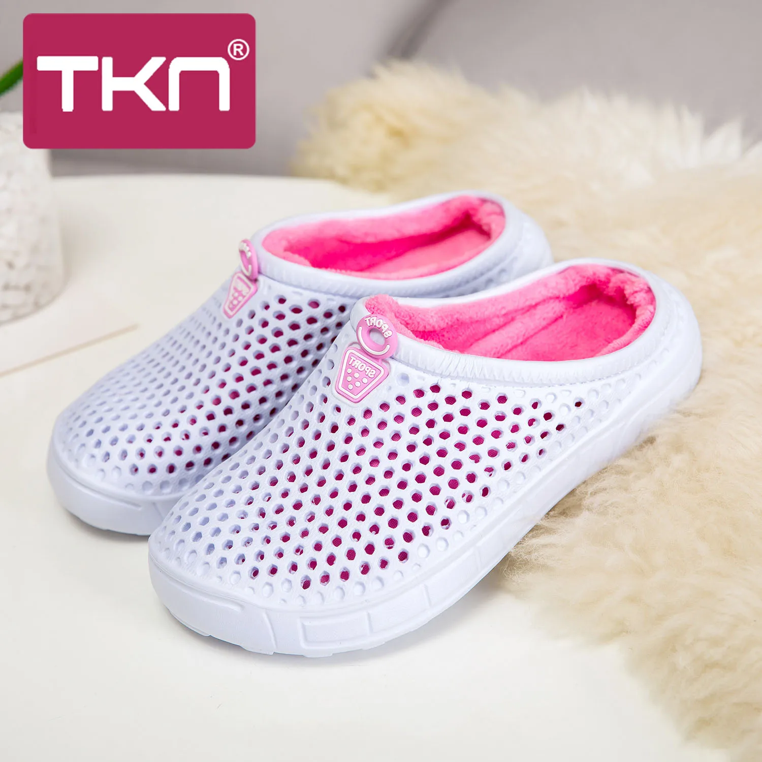 Зимние женские теплые домашние тапочки из хлопка на меху chaussure femme домашняя обувь