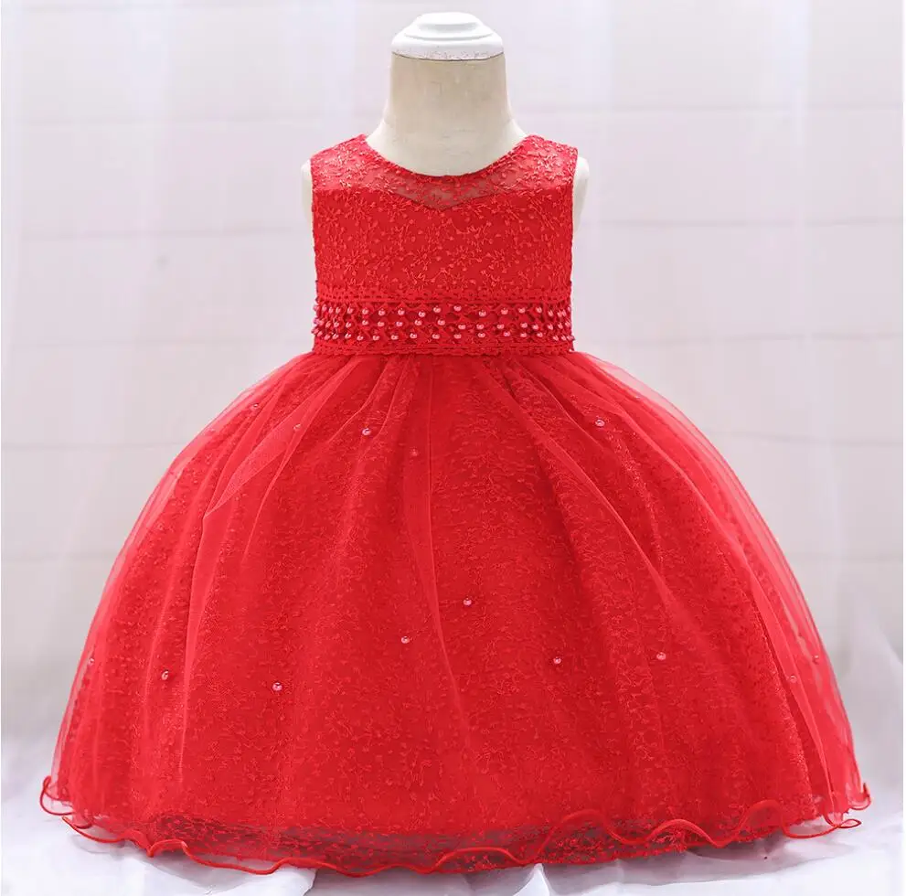 Платье для новорожденных девочек; платье из тюля с вышивкой «звездное небо» для маленьких девочек; платье на крестины; праздничный костюм принцессы для малышей