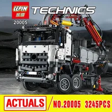 LEPIN 20005 3245 pcs NOVA série technic 42023 Arocs Modelo Bricks Building Block Compatível com Meninos Toy Presente Educacional 05007