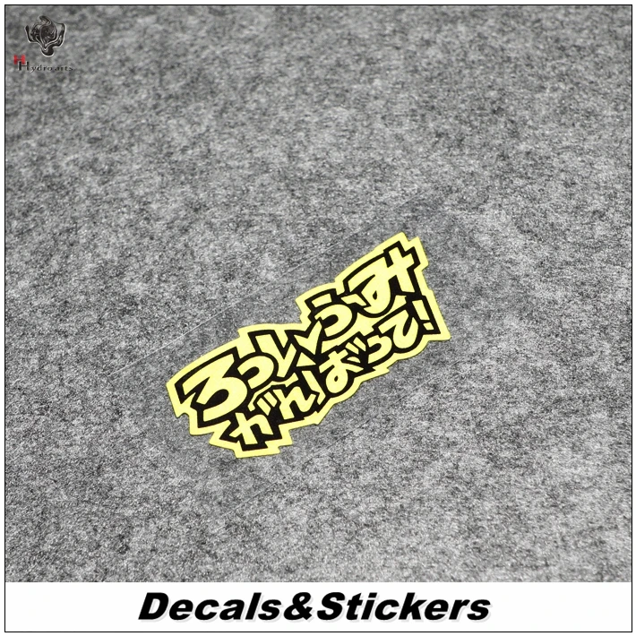 

NO.L218 Japanese Rossi Come on! 3M Reflective Modified Stickers Car Glass Helmet Waterproof Decals MOTO GP Racing Motorcycle