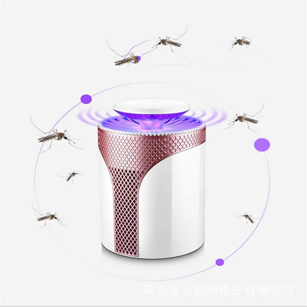 Дропшиппинг Электрический Летающий Жук Zapper убийца насекомых-комаров Светодиодный лампа ловушка лампа борьбы с вредителями