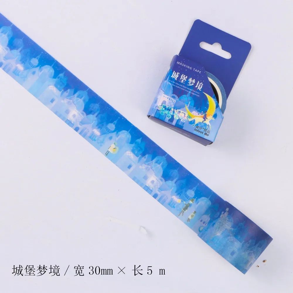 30 мм Широкий замок мечты феи сказочная лента для декорации Washi DIY планировщик