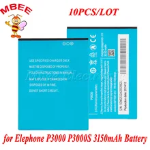 10 шт./лот 3150 мАч forelephone P3000 P3000S Батарея батарея Batterij Аккумулятор AKKU PIL
