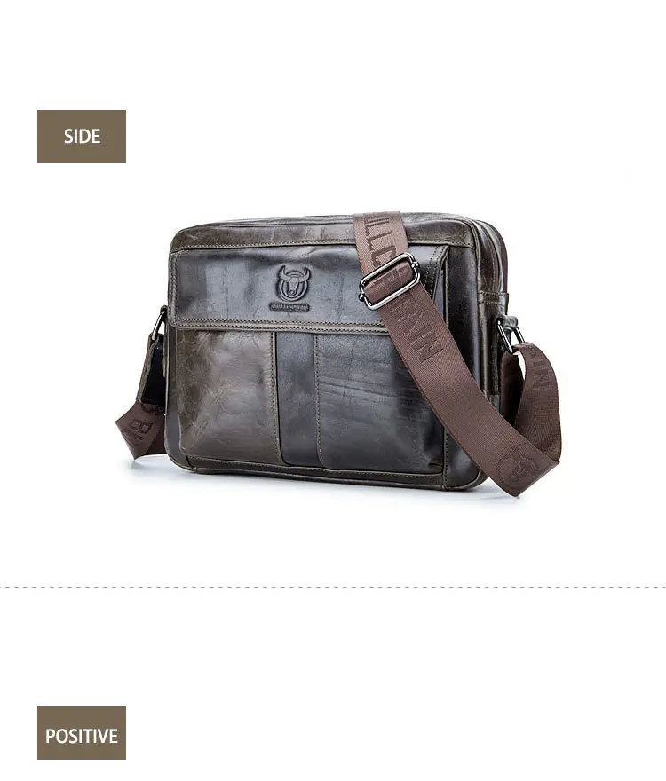 BULLCAPTAIN, мужская сумка-мессенджер, мужская сумка через плечо из натуральной кожи, Мужская маленькая сумка через плечо, мужские сумки, сумка для путешествий