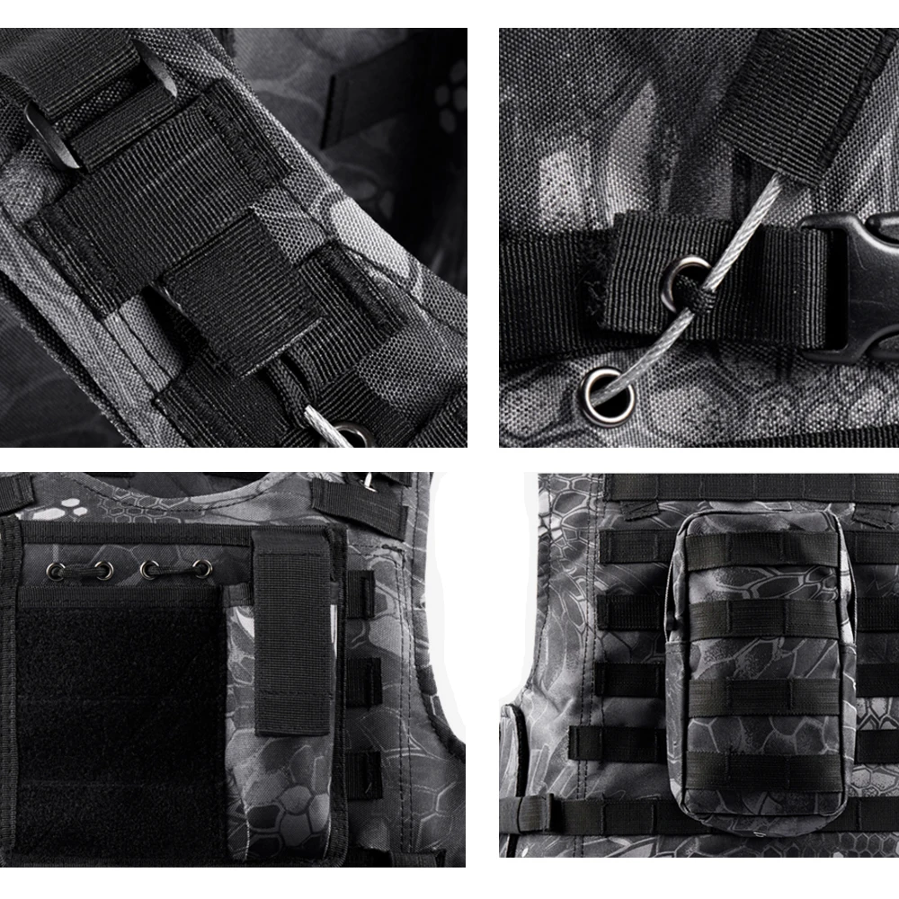 Разгрузочный Страйкбол Тактический Жилет Molle Жилет защитные пластины colete USMC солдат боевой жилет армейский Военный камуфляж Перевозчик