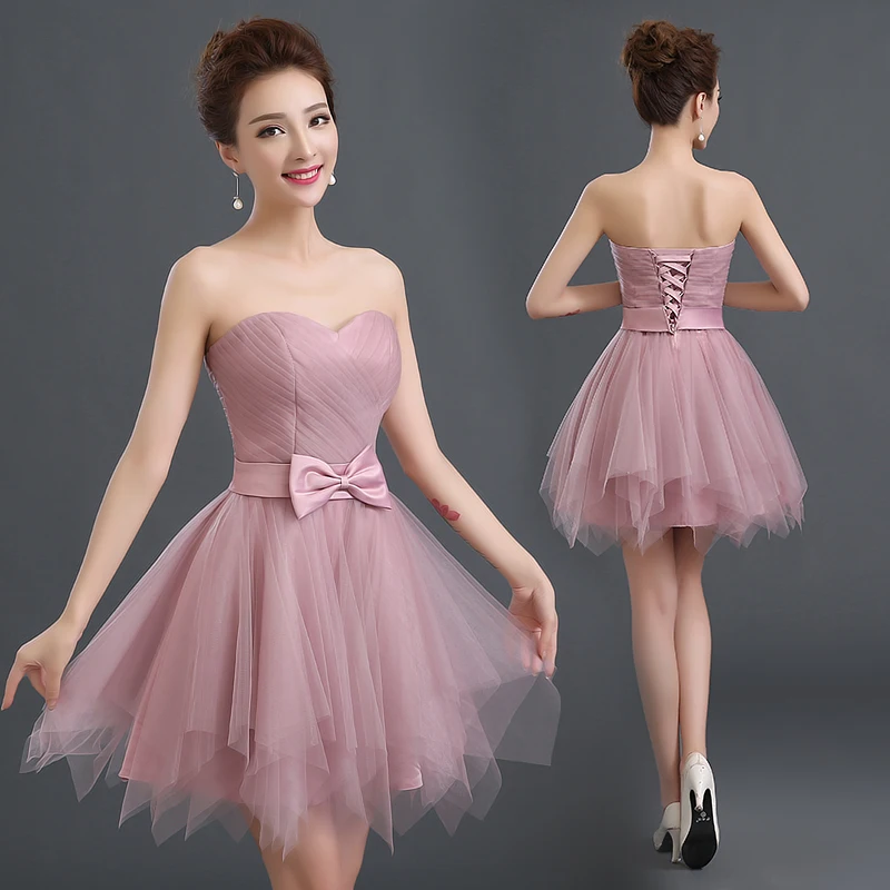 Robe de soiree, платье без бретелек, короткое, на шнуровке, Vestidos de festa, вечернее платье, платье для выпускного вечера, платья на заказ