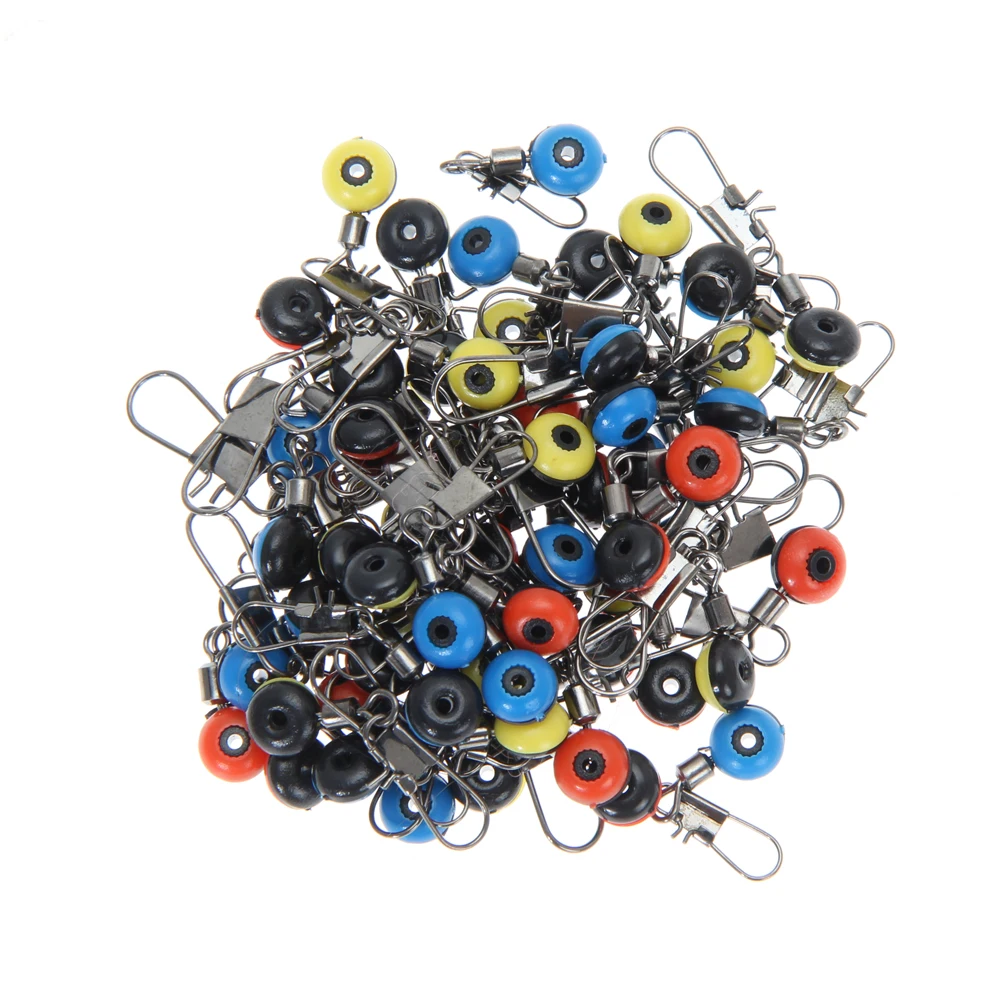 

60Pcs/lot Fishing Tackle Running Ledger Slider Deads Snap Link Swivels for Sea Carp Rock Fishing Accessories Pesca