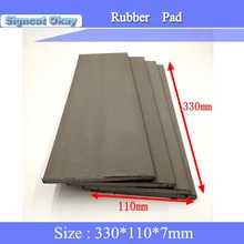 2 шт/партия флэш-пенная Печать Pad 330*110*7 мм светочувствительное уплотнение Лазерная резиновая прокладка