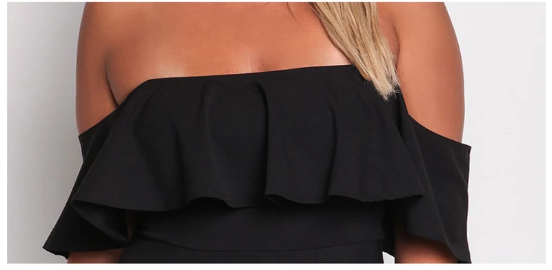 Summer-Women-Sexy-Slash-Neck-Short-Sleeve-Dress-Off-Shoulder-Ruffles-Elegant-Solid-Ladies Empire-Dresses-Party-Female-SCL0117 (5)