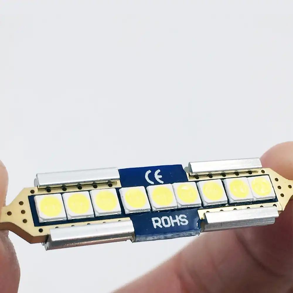 YSY 100x Canbus без ошибок автомобильная светодиодная лампа 31 мм 36 39 41 3030 3 6 9 SMD C5W C10W SV8.5 211