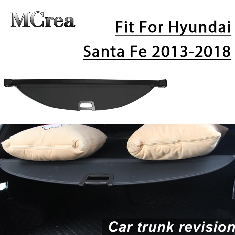 1 комплект защитный коврик для багажника Hyundai Santa Fe 2013 2018|Задние багажники и