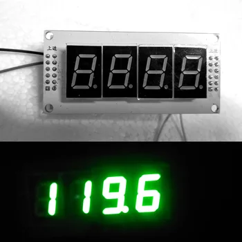 

Digital display LED AM, FM radio receive frequency FR counter meter 9V-12V DC power supply