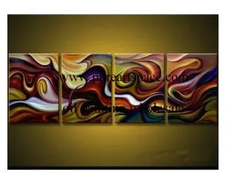 

Clorful Abstract Handmade Oil Painting Wall Arts for paintings living room wall