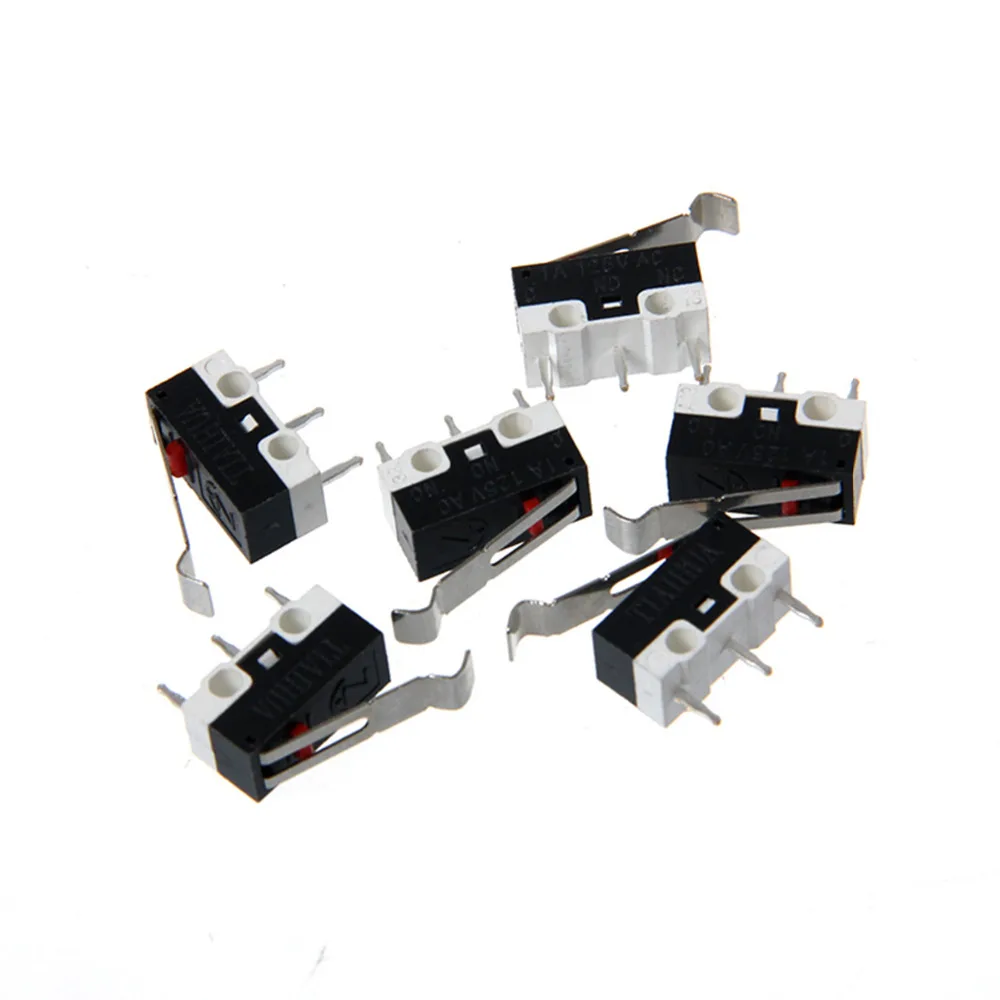 

3D Printer Accessories 10pcs/lot 1A/125VAC Endstop Straight Type Micro Switch Limit Switch Makerbot MK7/MK8