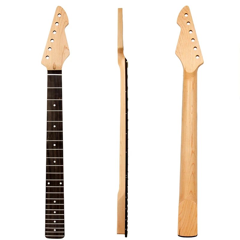 

Kmise Electric Guitar Neck for ST TL Generic Canada Maple 22 Frets Bolt On with Truss Rod