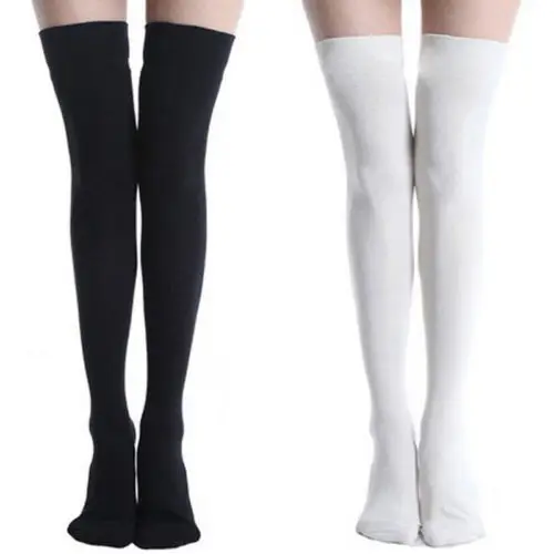 

Sexy & Cute Women Over Knee Thigh High Velvet Stocking Japan Uniform School Lolita Girl Over Knee Long Stocking