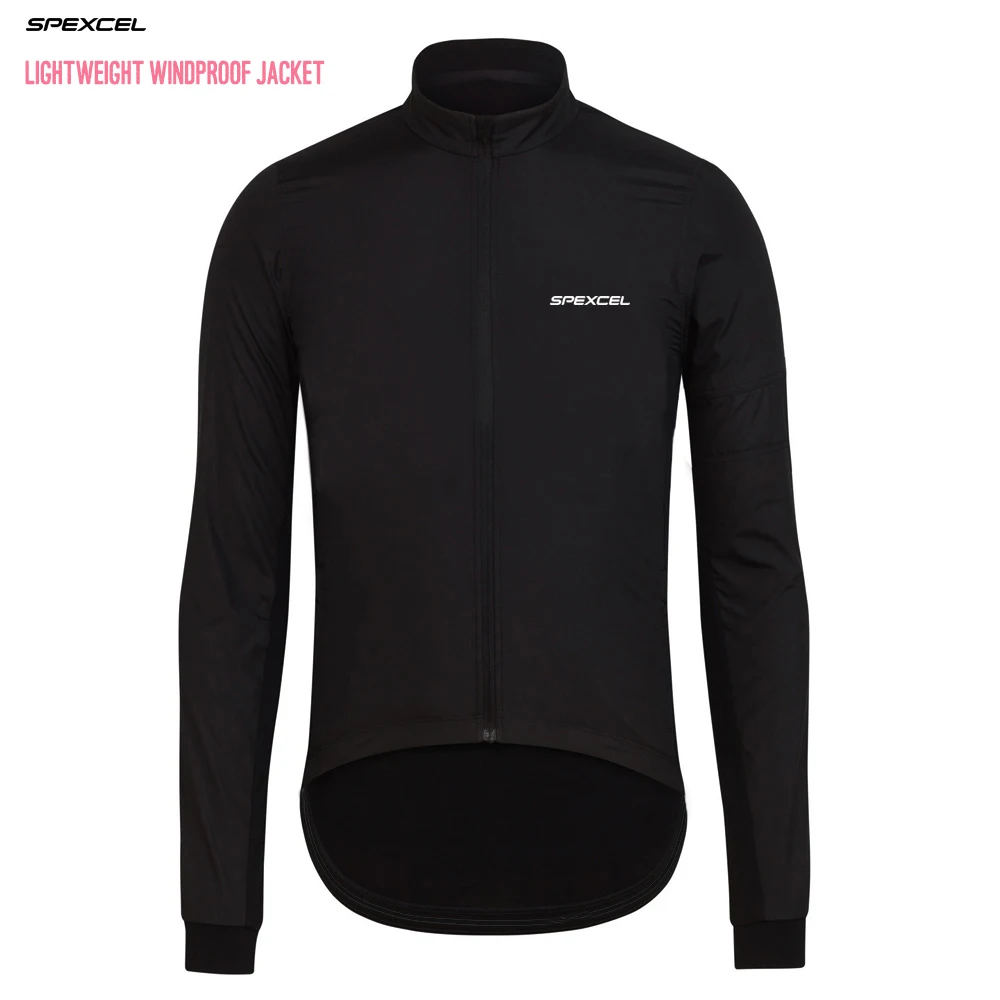 2016 Best BLACK LIGHTWEIGHT PRO TEAM CYCLING WINDPROOF JACKET LONG