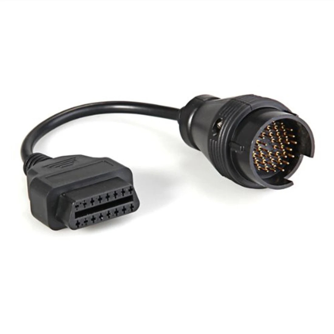 

Hot Sale Black OBD2 OBD 2 II 38 to 16 Pin Car Diagnostic Adapter Cable For Mercedes Benz