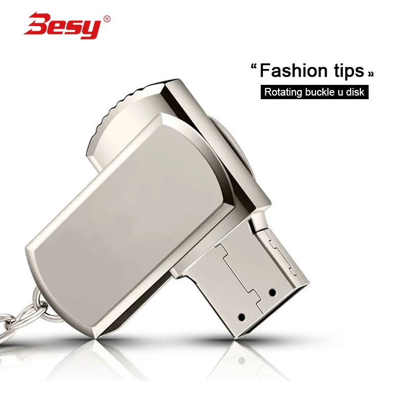 Usb флеш накопитель 64 ГБ 32 16 8 4 водонепроницаемый металлический серебристый u диск