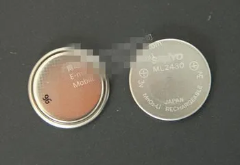 

2PCS Japan 3V rechargeable button battery ML2430 single