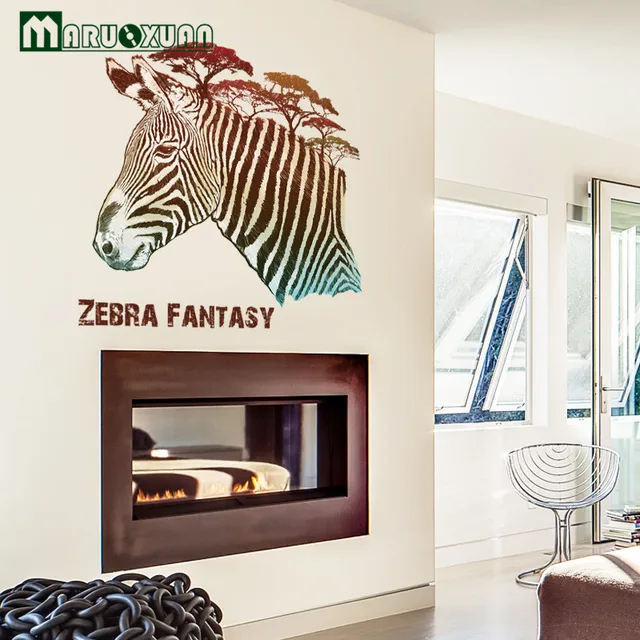 Maruoxuan Nieuwe Zebra Vinyl Art Muurstickers Woonkamer Slaapkamer ... Maruoxuan Nieuwe Zebra Vinyl Art Muurstickers Woonkamer Slaapkamer ...