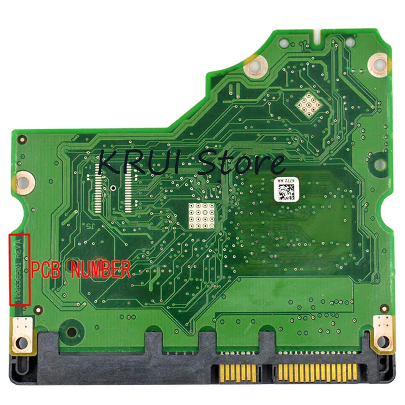 free shipping HDD PCB LOGIC BOARD/BOARD NUMBER: 100536501 REV A