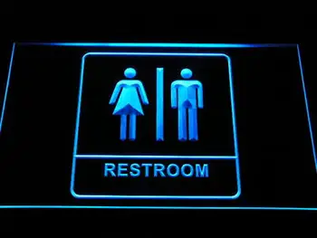 

i1029 Unisex Men Women Male Female Restroom Toilet Washroom LED Neon Light Light Signs On/Off Switch 20+ Colors 5 Sizes