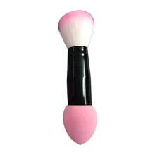 2019 Brand New 1pc Professional Blusher Blush Nylon Make Up Brush Two Heads #20.20 2019 Brand New 1pc Professional Blusher Blush Nylon Make Up Brush Two Heads #20.20