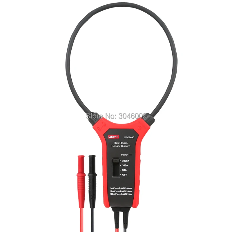 UNI T гибкий зажим датчик 3000A AC Clamp Meter осциллограф/мультиметр