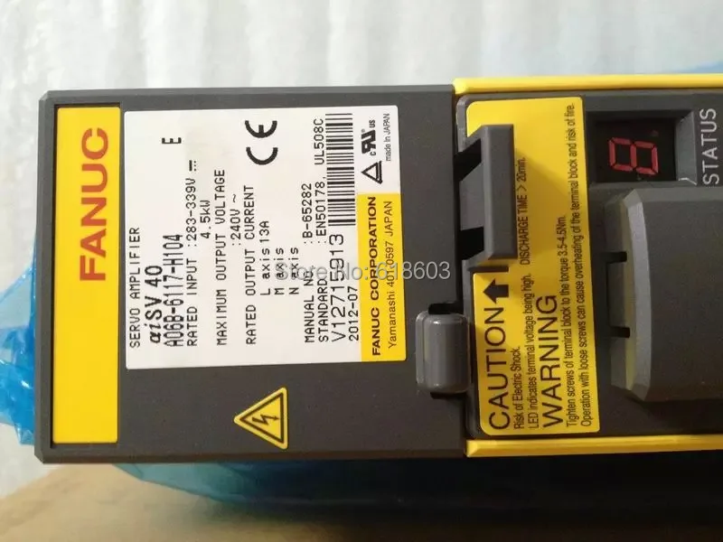 fanuc A06b-6117-h104 Fanuc Alpha iSV 40 SERVO AMPLIFIER MODULE fanuc A06b-6117-h104 Fanuc Alpha iSV 40 SERVO AMPLIFIER MODULE