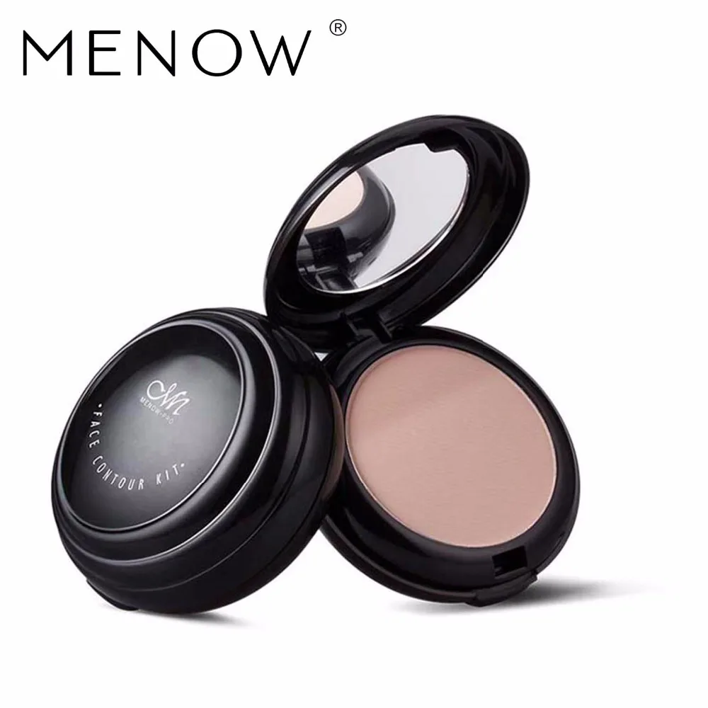 MENOW, брендовый набор для макияжа лица, профессиональный двухслойный контурный набор, пудра, бронзер, хайлайтер, блестящая палитра F611