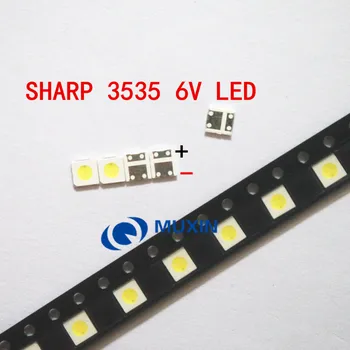 

10000pcs SHARP LED backlight LCD TV 3535 3537 LED SMD Lamp bead bead 1.2W 6V 3535 Cold white