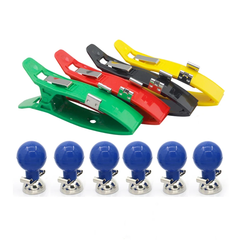 

electrode ball and electrode clip Multi-function electrodes limb clip Banana 4.0mm, 3.0mm Din pin Animal electrode clip for ECG
