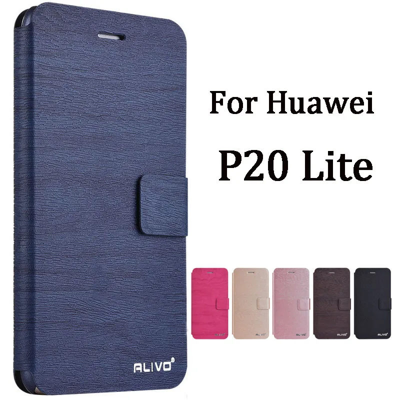 

For Fundas Huawei P20 Lite Case P20Lite Flip Stand Wallet Case For Huawei P20 Lite Cover Nova 3E PU Leather PC Back Cover