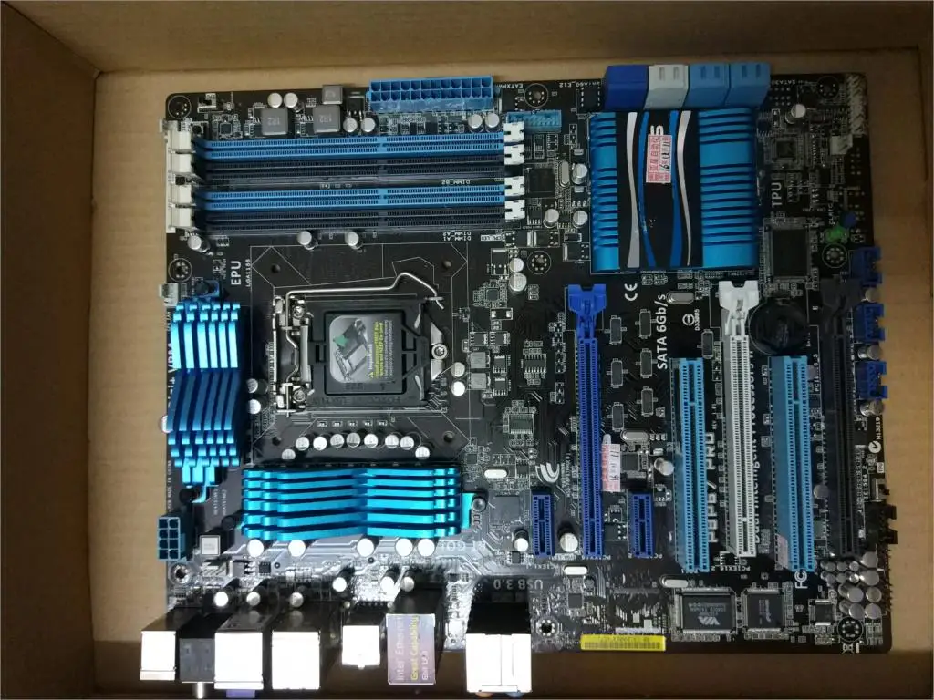 ASUS используется оригинальная материнская плата для P8P67 PRO rev3.1 LGA 1155 DDR3 платы 32 Гб