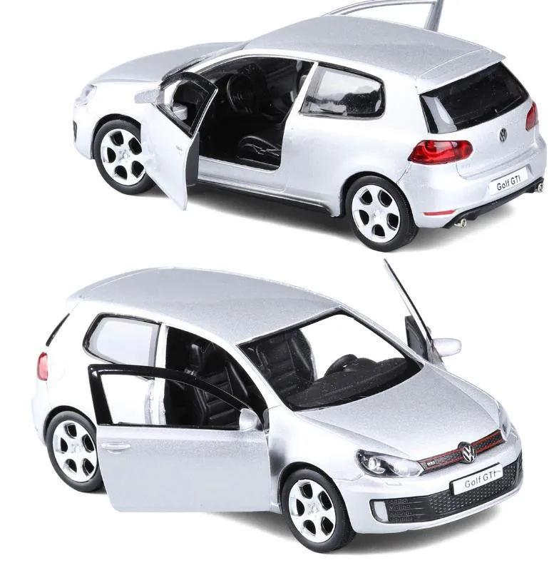 Golf GTI 1:36 весы из сплава оттягивающие назад машины литые игрушки Металлическая