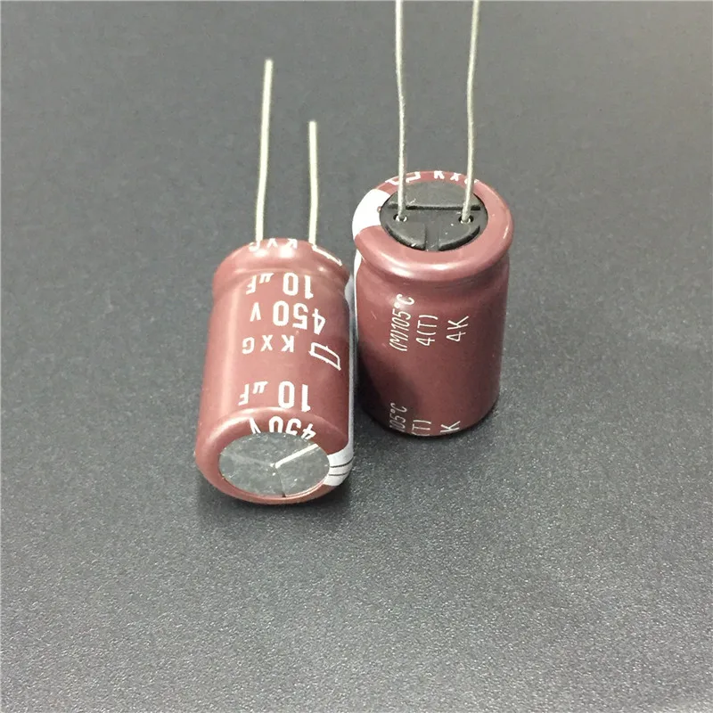 10 мкФ 450 в NCC KXG серии 12 5x20 мм долгий срок службы высокая надежность 450V10uF