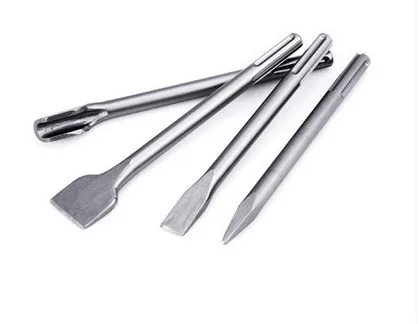 Free-shipping-4PCS-SET-SDS-MAX-shank-18-280mm-electric-Hammer-chisel-for-concrete-brick-wall