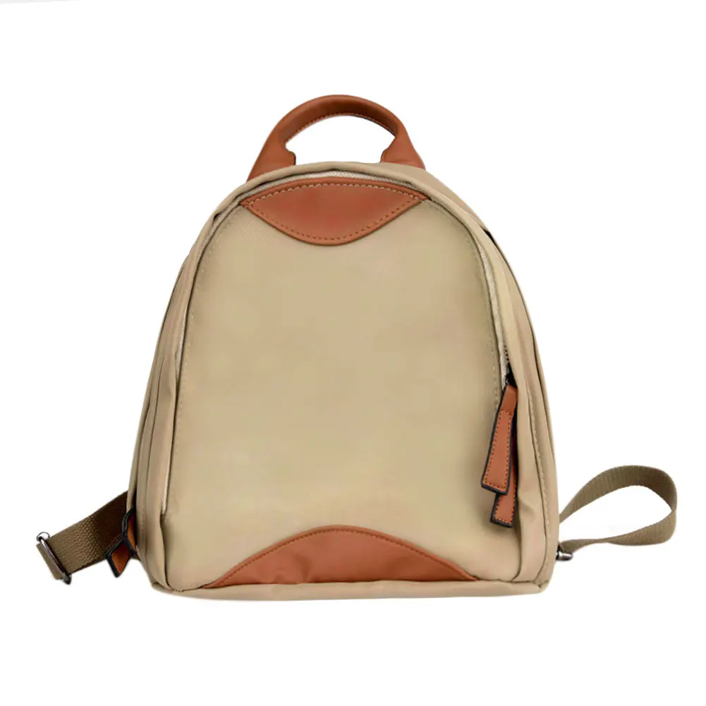 Fashion PU Oxford Hit Color Backpack Casual Travel School Bags for Teenager Girls Rucksack Women