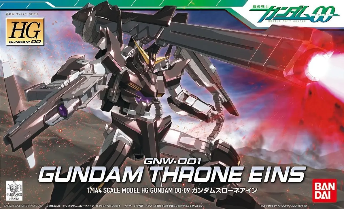Bandai Gundam 52366 00 HG 1/144 престолов Eins мобильный костюм сборные модели наборы аниме