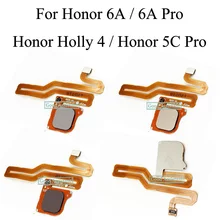 Сканер отпечатков пальцев для Huawei Honor 6A/6A Pro/Honor 5C Pro Сенсорный датчик ID Главная Кнопка возврата гибкий кабель в сборе